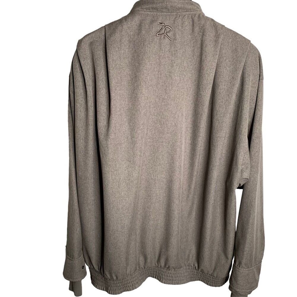 Zero Restriction Golf Pullover Jacket Xl Beige Gr… - image 4